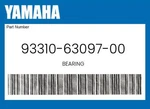 Yamaha Genuine Bearing 93310-63097-00 New. Price: $90.39.