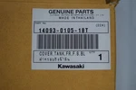 Kawasaki Oem Front Black Tank Cover 14093-0105-18T New. Price: $156.04.