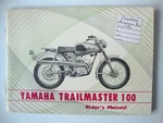 1969 Yamaha Trailmaster 100 L5T Bike Owner's/rider's Manual Oem Nos!! Used. Price: $49.98.