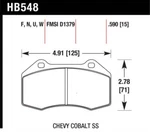 Hawk Miata Brembo / Renault Clio Cobalt Ss Hp+ Street Front Brake Pads New. Price: $241.19.