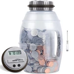 X-large Piggy Bank For Adults, Vcertcpl Digital Coin Counting With Lcd C... New. Price: $26.26.