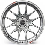 Enkei GTC02 Wheel (17X9", 43MM, 5X100, Each) Hyper Silver Individual Rim New. Price: $498.60.