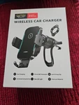 Chgeek Wireless Car Charger, 15W Fast Charging Phone Holder Auto-cla New. Price: $15.00.
