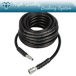 50FT 3/8" 4800PSI Hot Water Pressure Washer Hose Rubber Power New. Price: $74.49.