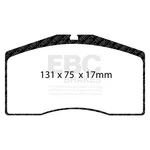 Ebc Brakes DP3997C Redstuff Ceramic Low Dust Pads Fits 93-97 911 928 New. Price: $289.32.