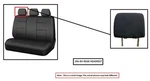 Right Blk Rear Headrest Oem 2018 Cadillac Cts 23152935 Used. Price: $83.00.