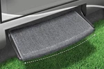 Prest-o-fit (2-0206) Wraparound Stone Gray Step Rug New. Price: $41.29.