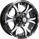 Viking Series 15 6X5.5 Black Machined Lip And Face Aluminum Trailer Wheel... New. Price: $162.02.