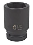 Sunex SUU-558D 1" Drive Deep Point Impact Socket 1-3/16" New. Price: $54.20.