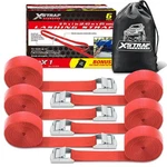 Xstrap Standard Cam Buckle 6PK Powersports 1 INCHX8FT, Red New. Price: $23.18.