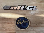 Vw MK3 A3 92-99 Golf Gl Rear Emblem Badge 191853687L Oem New Used. Price: $70.00.