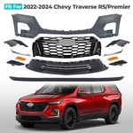 Front Bumper Cover Grille Assembly Kit For 2022 2023 2024 Chevy Traverse New. Price: $369.99.