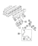 Genuine Mopar Clamp 68132597AA New. Price: $11.09.