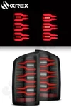 Alpharex Luxx Black-red Led Taillights For 2002-2006 Dodge Ram 1500 New. Price: $395.00.