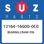 12164-16G00-0C0 Suzuki Bearing,crank Pin 1216416G000C0, New Genuine Oem Part. Price: $50.12.