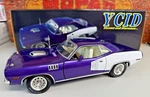 1/18 Scale, Ycid #40, 1971 Cuda, 440/6 Pack Shaker Hood, Of 199, In Stock New. Price: $149.95.