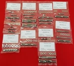 Yamaha 1990-1998 YZ250 WR250 Polished Stainless Steel Engine Bolt Screw Kit Set New. Price: $38.95.