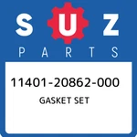 11401-20862-000 Suzuki Gasket Set 1140120862000, New Genuine Oem Part. Price: $288.18.