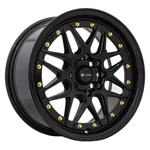 Vors VR7 Rim 15X8 4X100/4X114.3 Offset All Black Gold Rivet (quantity 1) New. Price: $165.00.