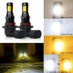 Shenkenuo Switchback 9005 HB3 Led Headlight Bulbs High Beam Dual Color Kit 2PCS New. Price: $17.99.