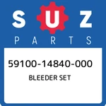 59100-14840-000 Suzuki Bleeder Set 5910014840000, New Genuine Oem Part. Price: $26.01.