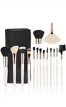 Zoreya Professional Makeup Brush Set With Vegan Leather Case Rose Gold 15PCS New. Price: $9.99.