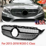 Front Bumper Grille For Mercedes Benz 2015-2018 W205 C250 C180 C200 C300 New. Price: $55.99.
