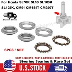 Steering Bearings & Races For Honda SL70K SL90 SL100K SL125K, CM91 CM185T CM200T New. Price: $13.99.