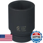Sunex Tools 558D 1" Dr 1-13/16" Deep 6PT Cr-mo Impact Socket New. Price: $59.00.