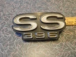 1968 Chevrolet Chevelle Ss 396 Emblem Badge Gm Oem Part # 7745748 Used. Price: $40.00.