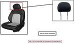 Right Blk Front Headrest Oem 2019 Mercedes-benz GLC300 Used. Price: $75.00.