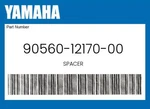 Yamaha Genuine Spacer 90560-12170-00 New. Price: $17.35.