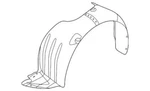 Genuine Hyundai Fender Liner 86811-3X500 New. Price: $117.89.