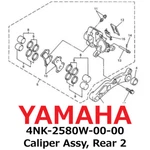 New Yamaha Genuine Royal Star XVZ1300 Caliper Assy, Rear 4NK-2580W-00-00. Price: $482.99.