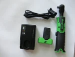 Snap-on CTR761 Green 3/8" 14.4V Cordless Ratchet Battery & Charger Set Used. Price: $329.95.