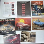 Dodge Nisan Pontiac Chevy Retro Car Dealer Sales Brochure Lot Of 5 New. Price: $20.00.