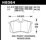 Hawk Performance HB364N 587 Hp Plus Disc Brake Pad New. Price: $147.69.