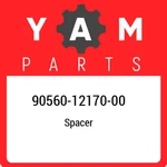 90560-12170-00 Yamaha Spacer 905601217000, New Genuine Oem Part. Price: $18.62.