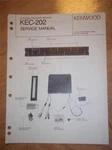 Kenwood Service Manual KEC-202 Electronic Crossover Network Car Audio Original Very. Price: $7.98.