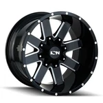 Ion 141-2137M Type Wheel Gloss Black/milled Spokes 20X10 6-135/6-139.7 New. Price: $294.87.