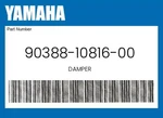 Yamaha Genuine Damper 90388-10816-00 New. Price: $23.11.