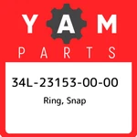 34L-23153-00-00 Yamaha Ring, Snap 34L231530000, New Genuine Oem Part. Price: $16.53.