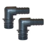Jabsco Port Kit 90-DEGREE Elbow 1/2" Hose Fitting Pair #30651-1000 New. Price: $10.51.