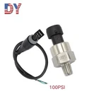 New 5V Fuel Pressure Transducer Sender 100PSI For Oil Air Water. Price: $18.05.