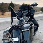 27" Backrest Sissy Bar & Rack For Harley Road Street Electra Glide King 09+ New. Price: $126.90.