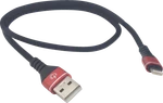 Ridepower RPUSBLHT18 Inch Male To Lightning Charging Cable Black Red New. Price: $17.68.