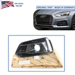 Oem Front Bumper Left Side Grille Insert Trim With Radar For 2018- 19 A5 Base New. Price: $319.00.
