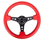 Nrg Reinforced 350MM Red Leather Steering Wheel With Black Stitch & Spokes New. Price: $147.99.