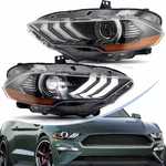 Vland Full Led Amber Headlights Drl Ford Mustang 2018-2021 Left+right New. Price: $279.99.