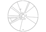 Genuine Mazda Wheel Disc Aluminum 9965-57-7590 New. Price: $593.67.